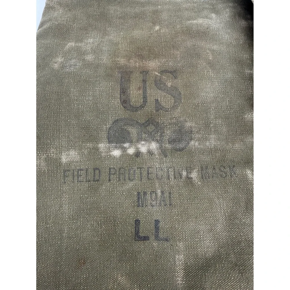 US Military M9A1 Field Protective Mask Bag Canvas Messenger Olive Drab Green LL